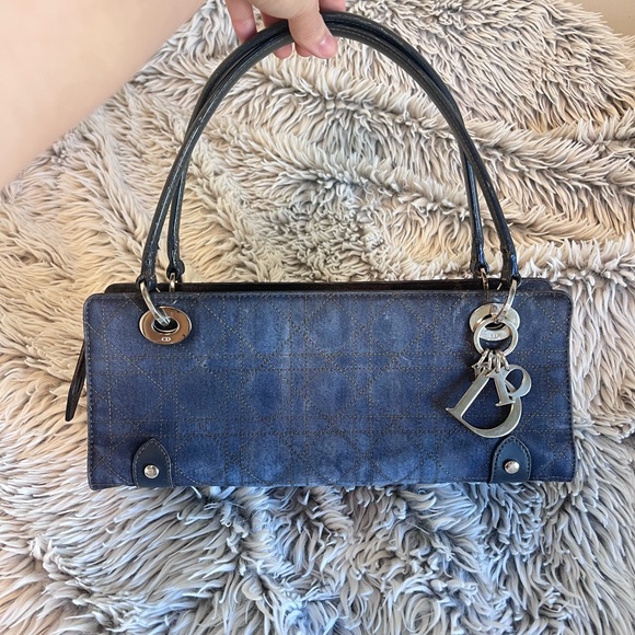 Christian Dior Vintage Cannage East West Lady Dior Bag - Picture 1 of 12
